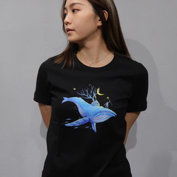 クジラシリーズ（レディースTシャツ） 1枚目の画像