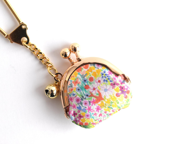 Tiny kiss lock purse keychain Liberty "Royal Oak House"[142] 第3張的照片