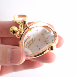 Tiny kiss lock purse keychain Liberty "Royal Oak House"[142] 第5張的照片