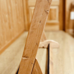 【24時間以内に発送】手作り木工　木製ギタースタンド （チーク）５本掛け 10枚目の画像