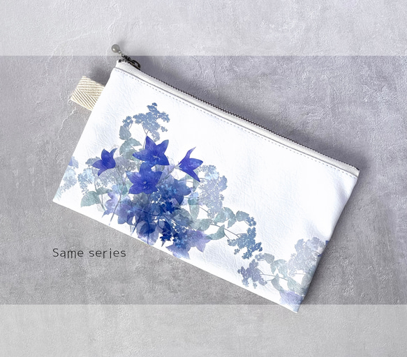 -桔梗- 花と草木のクリーニングクロス・メガネ拭き（15cm×15cm） 12枚目の画像