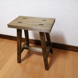 木製フラワースタンド 花台 幅60cm×高さ30cm スツール ベンチ