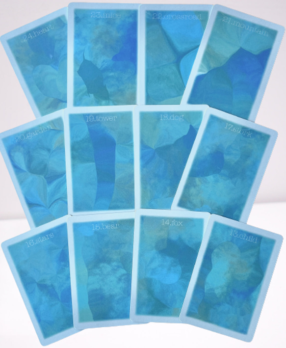 ルノルマンカード　青　BLUE TONE LENORMAND 藍 3枚目の画像