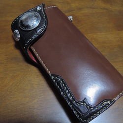 Gravy Leather ブラック パイソン×栃木レザー ライダース ロング