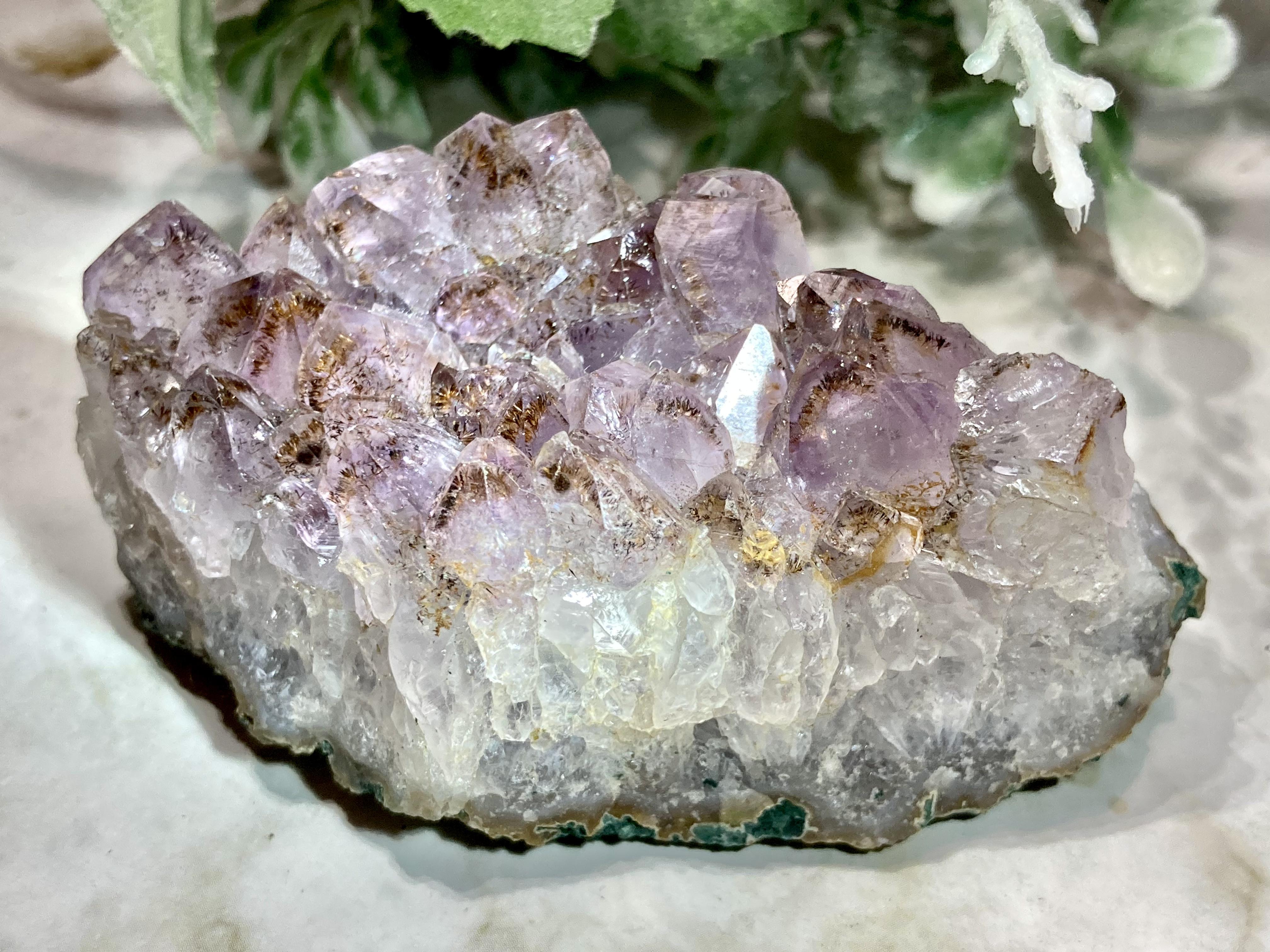 希少】結晶 ローズクォーツ クラスター 紅水晶