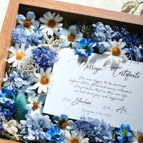 オーダーメイド】参加型結婚証明書 ※ 最11月上旬以降納品