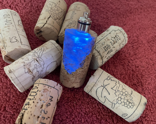 ワインコルク コルクアート エレキギター ハンドメイド インテリア