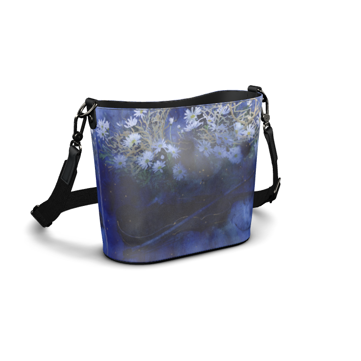 受注製作　海の底で見る夢　レザーバケットトート