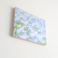 和紙と木のインテリアフォトパネル / 青のさざなみ 2枚目の画像