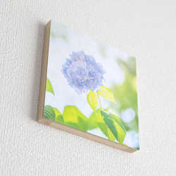 和紙と木のインテリアフォトパネル / 紫陽花の咲く頃に 3枚目の画像