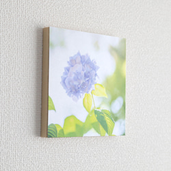 和紙と木のインテリアフォトパネル / 紫陽花の咲く頃に 2枚目の画像