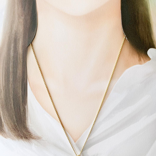 ユニセックス 【5月の誕生石】幸運を運ぶエメラルド・ネックレス