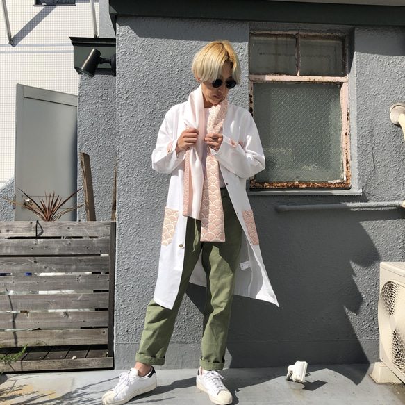 USEDメディカルコート×着物リユース スプリングングコート ユニセックス ジャケット SAICO 通販｜Creema(クリーマ)