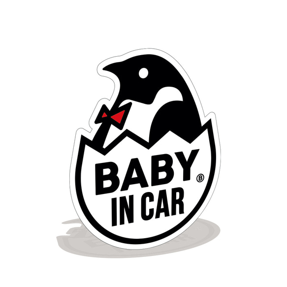 【マグネット】BABY IN CAR カーマグネット アウトドア 子ペンギン ベビーインカー BABYINCAR 人気・おすすめ｜使いやすい・旅行におすすめ 品質保証 全国発送 正規品・日本国内発送・安心保証付き