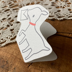 ヤギの二つ折りカード 3枚目の画像