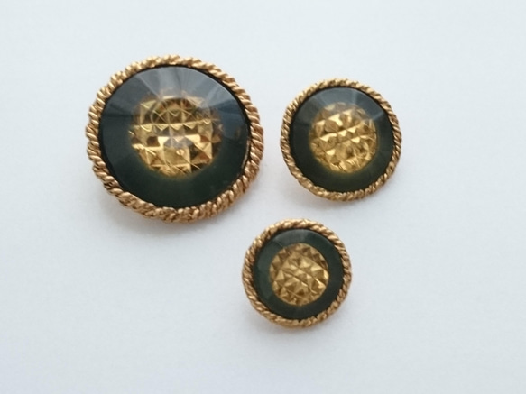 イタリア製ボタン(樹脂+金属）(全４サイズ：17ｍｍ／21ｍｍ／26ｍｍ／29ｍｍ） 5枚目の画像