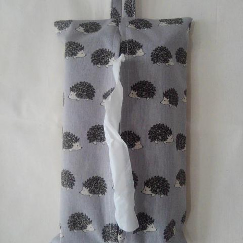 ティッシュケース ティッシュカバー ハリネズミの生地は見本です ティッシュケース ティッシュカバー ハリネズミの生地は見本です