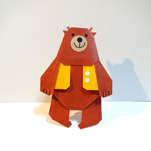 KUMA.No.8【折り紙】6匹の くま *** Bear その他素材 pirka kampi