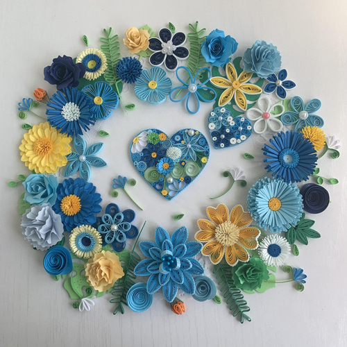 ペーパークイリング お花セット】 キット Megumi 通販 13746178