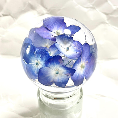 ドライ紫陽花のレジンアート 立体・オブジェ 7階の工作室 通販