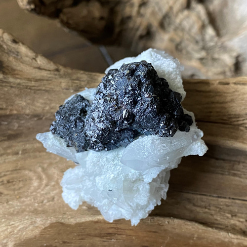 ブラックジャック スファレライト オン クォーツ 原石標本 01