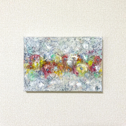 原画 抽象画 光 煌めき キラキラ 花 ピンク おしゃれ モダン 原画 抽象画 光 煌めき キラキラ 花 ピンク おしゃれ モダン
