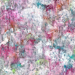 原画 油絵 ストロベリー・ラプソディー いちごのアート 抽象画  F0号 ピンク モダンアート 4枚目の画像