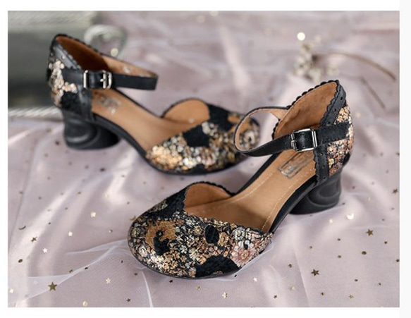バック ストラップ パンプス サンダル レディース ヒール 可愛い オフ春の福袋  母の日  春 ワンピースに合う靴 11枚目の画像