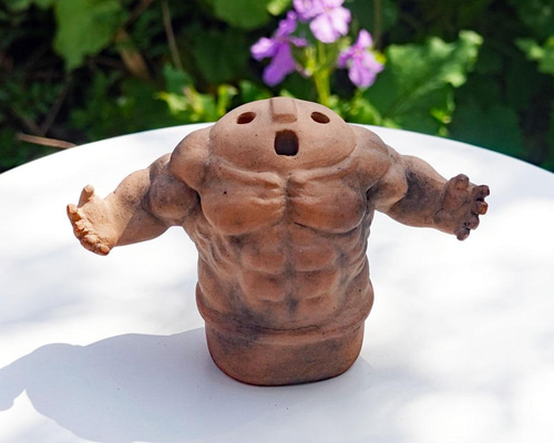 マッチョはにわ 彫刻 セラミミック 通販 13746936｜Creema(クリーマ)