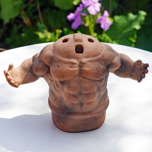 マッチョはにわ 彫刻 セラミミック 通販 13746936｜Creema(クリーマ)