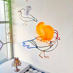 真鍮製のつりさげモビール＜星形正八面体＞ モビール brass_himmeli