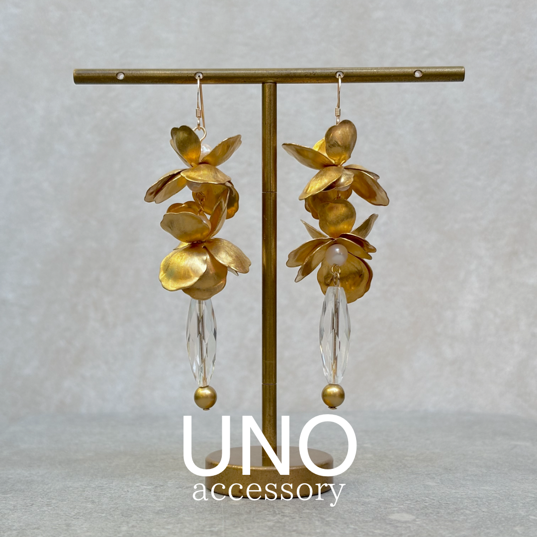 gold flower×crystal