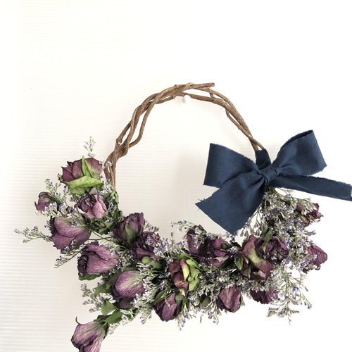 ドライフラワー♡クリスマスローズリース リース Rest garden 通販  