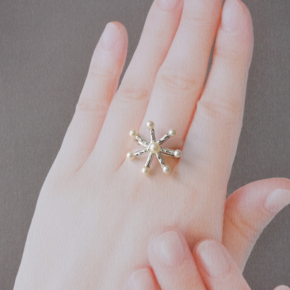 silver  リング　《ポーラースター》 3枚目の画像