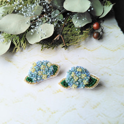 こり 紫陽花 ハリネズミ ビーズ 刺繍 ブローチ ハンドメイド ハリネズミのブローチ| ビーズレシピ・材料キット - ブティック社 公式