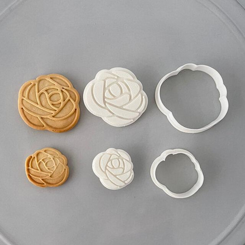 クッキー型（バラ2個セット） クッキー型（スタンプ付き） クッキー型