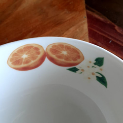 オレンジのペアフリーボウル 6枚目の画像