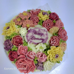 台湾カステラ × さつま芋の薔薇　グルテンフリー　バースデーケーキ　さつまいもスイーツ 厳選素材 7枚目の画像