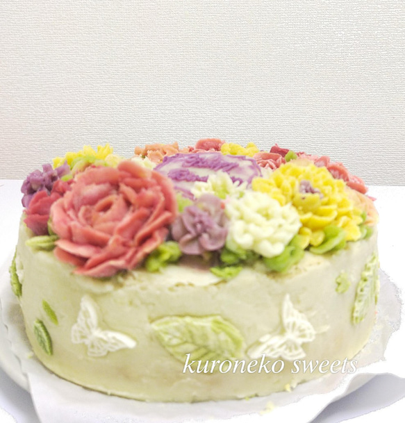 台湾カステラ × さつま芋の薔薇　グルテンフリー　バースデーケーキ　さつまいもスイーツ 厳選素材 8枚目の画像