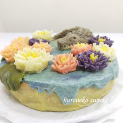 台湾カステラ × さつま芋の薔薇　グルテンフリー　バースデーケーキ　さつまいもスイーツ 厳選素材 4枚目の画像