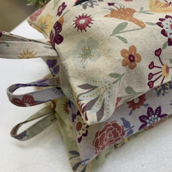 エコティッシュカバー☆マスクストッカー♪北欧風フラワーモチーフ♪4カラー 5枚目の画像