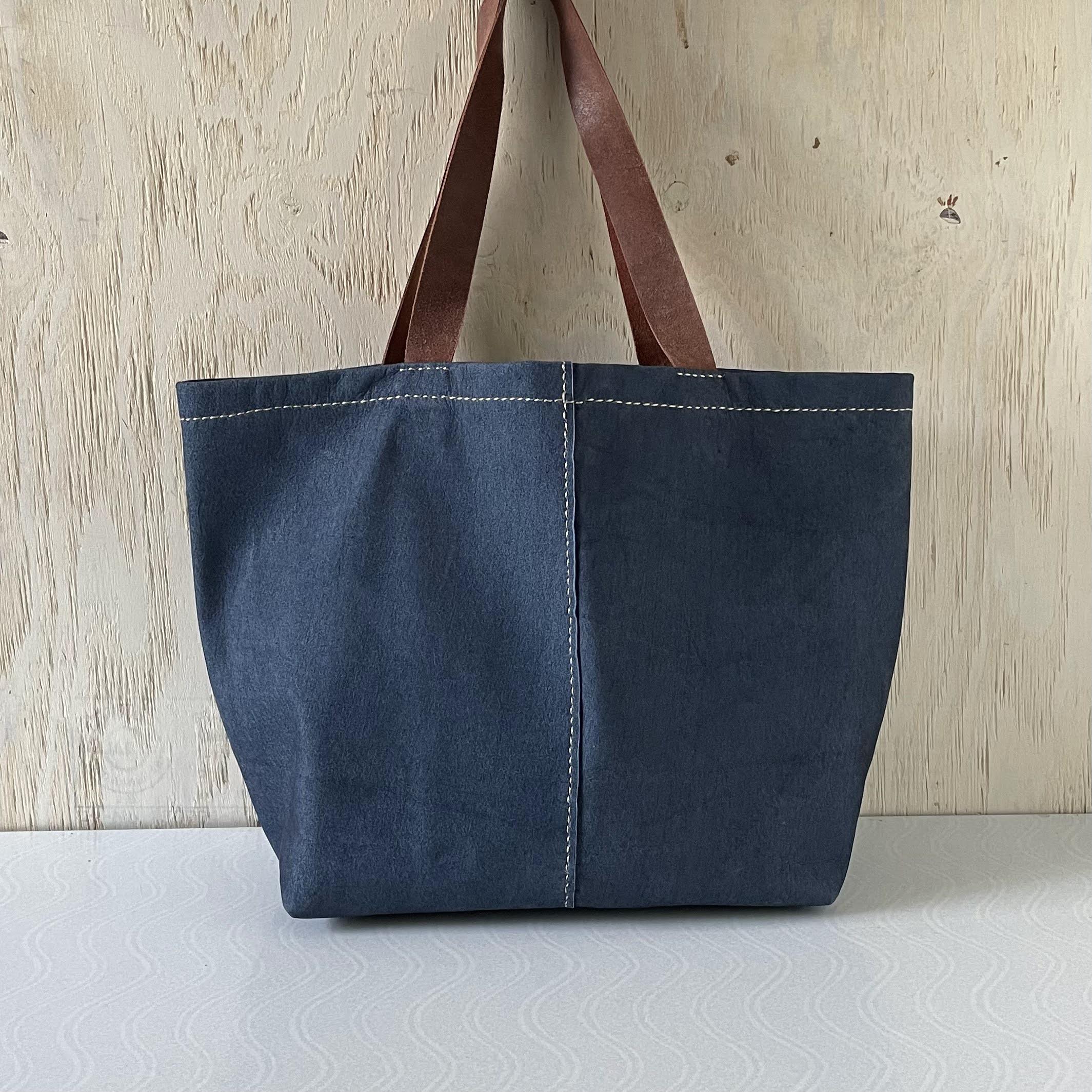 【kululu】本革　ヌバックの大きなトート