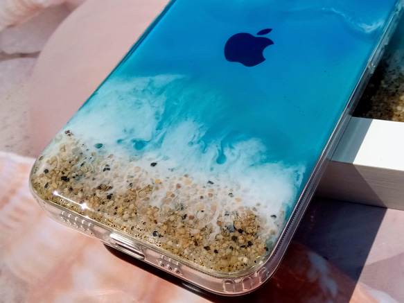 塗装済み電話ケース-iPhone13Pro | Summer Ocean 2枚目の画像