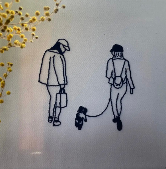 オーダーメイド　写真を刺繍ボードで！！Weddingや出産、familyの様々なお祝い事や記念に❤️ 3枚目の画像