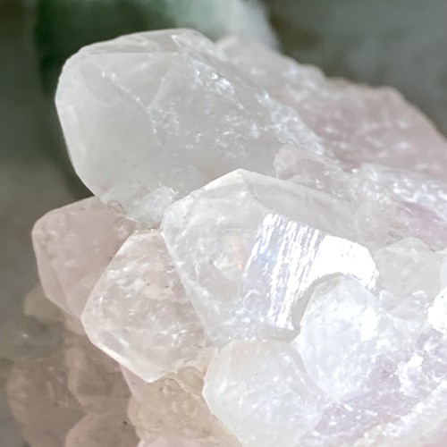 希少✨ 虹入り ローズクォーツ クラスター 原石 ラフストーン その他  