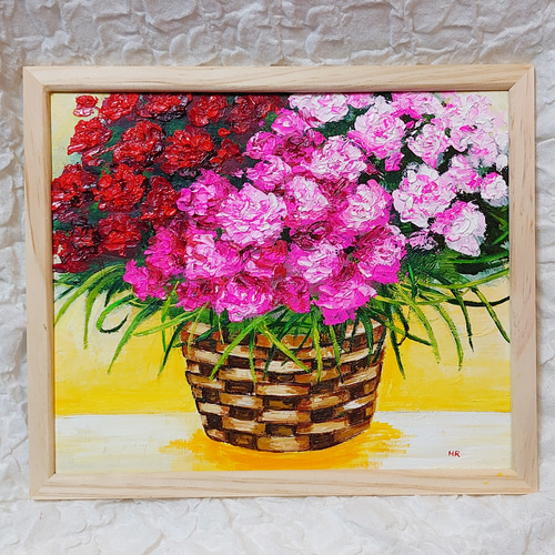 油絵 絵画 【赤いカーネーション】 油絵 絵画 【ピンクのカーネーション】 | HIROSHI1990