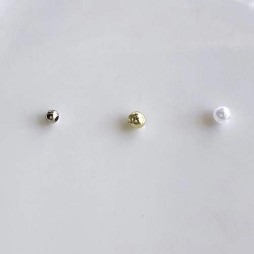 ワックスコード ミサンガ 2点 ＊ 二重メタル一粒 アンクレット《選べる  