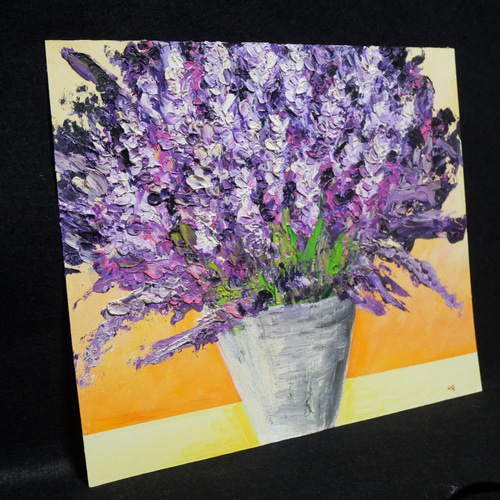 油絵 絵画【ラベンダー】 油絵 絵画 【ラベンダー】 絵画 HR 通販 13749544｜Creema