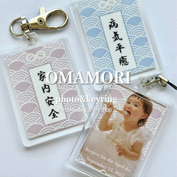 贈り物人気No1｜敬老の日｜子供の絵｜還暦｜誕生日｜写真入りキーホルダー｜簡易ラッピング 2枚目の画像