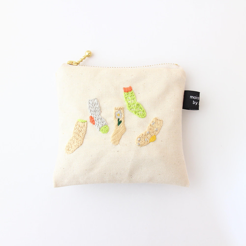 クロスステッチ 完成品 ファスナーポーチ サモイロフ オーダー56 クロスステッチ 完成品 ファスナーポーチ サモイロフ オーダー